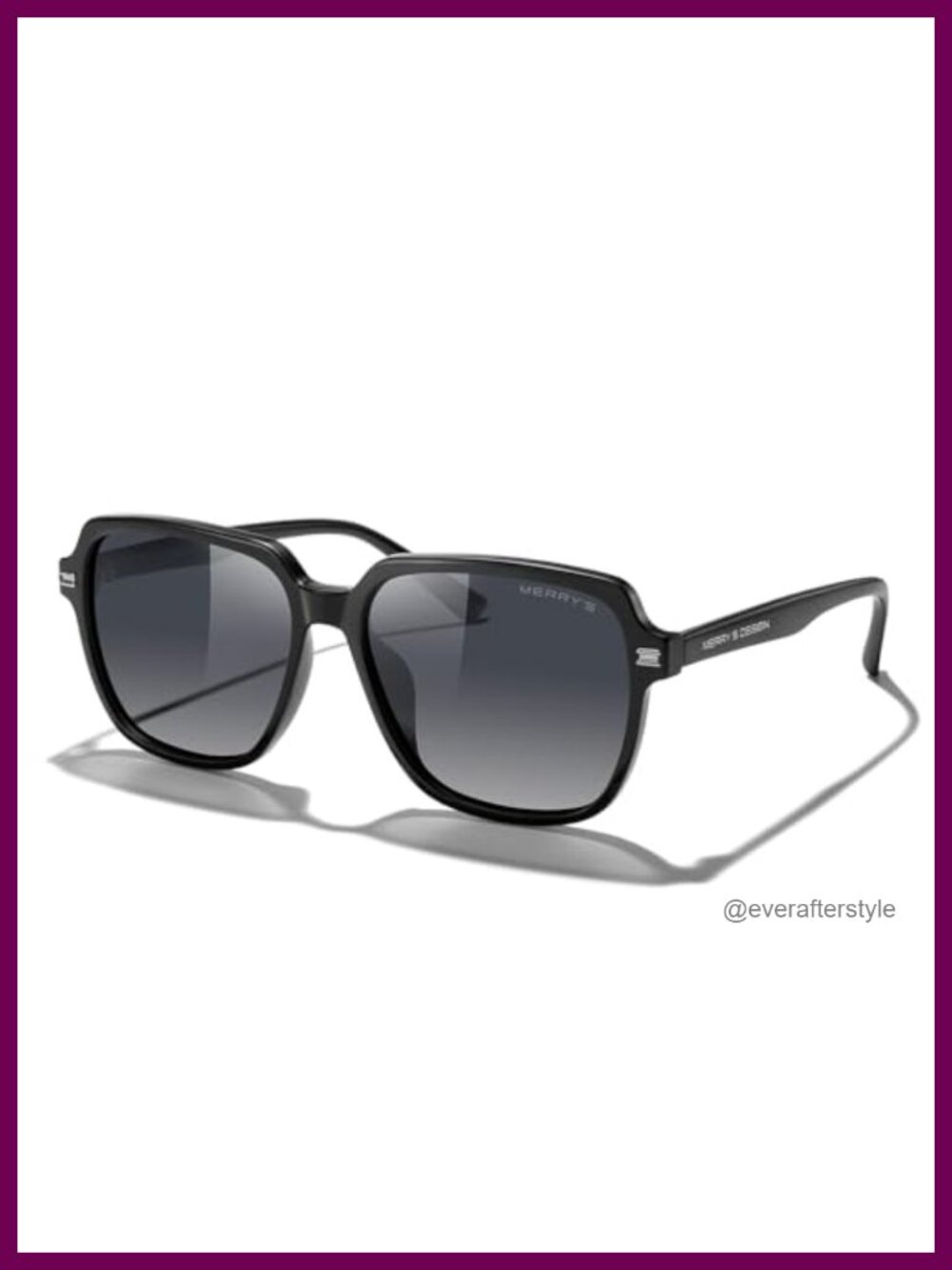 Retro Square Polarized Sunglasses TR90 Frame UV Protection Unisex Gift